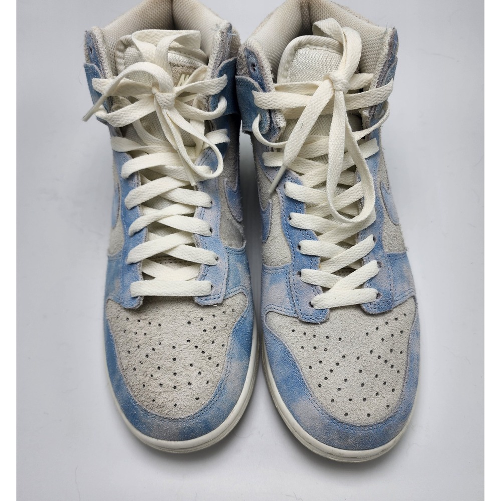 Nike Dunk High SE Clouds Celestine Blue White Suede High Top Sneakers Womens 7.5 - Picture 14 of 16